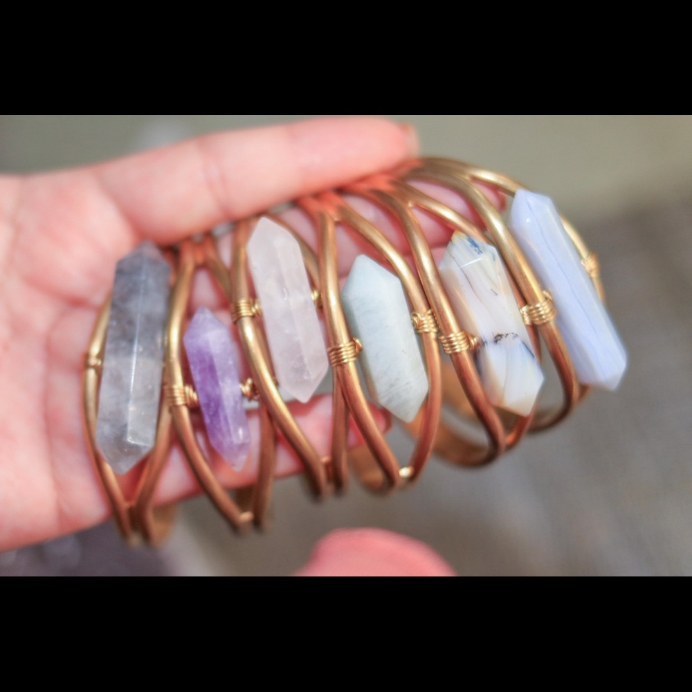 Larissa Loden Crystal Cuff Bracelet